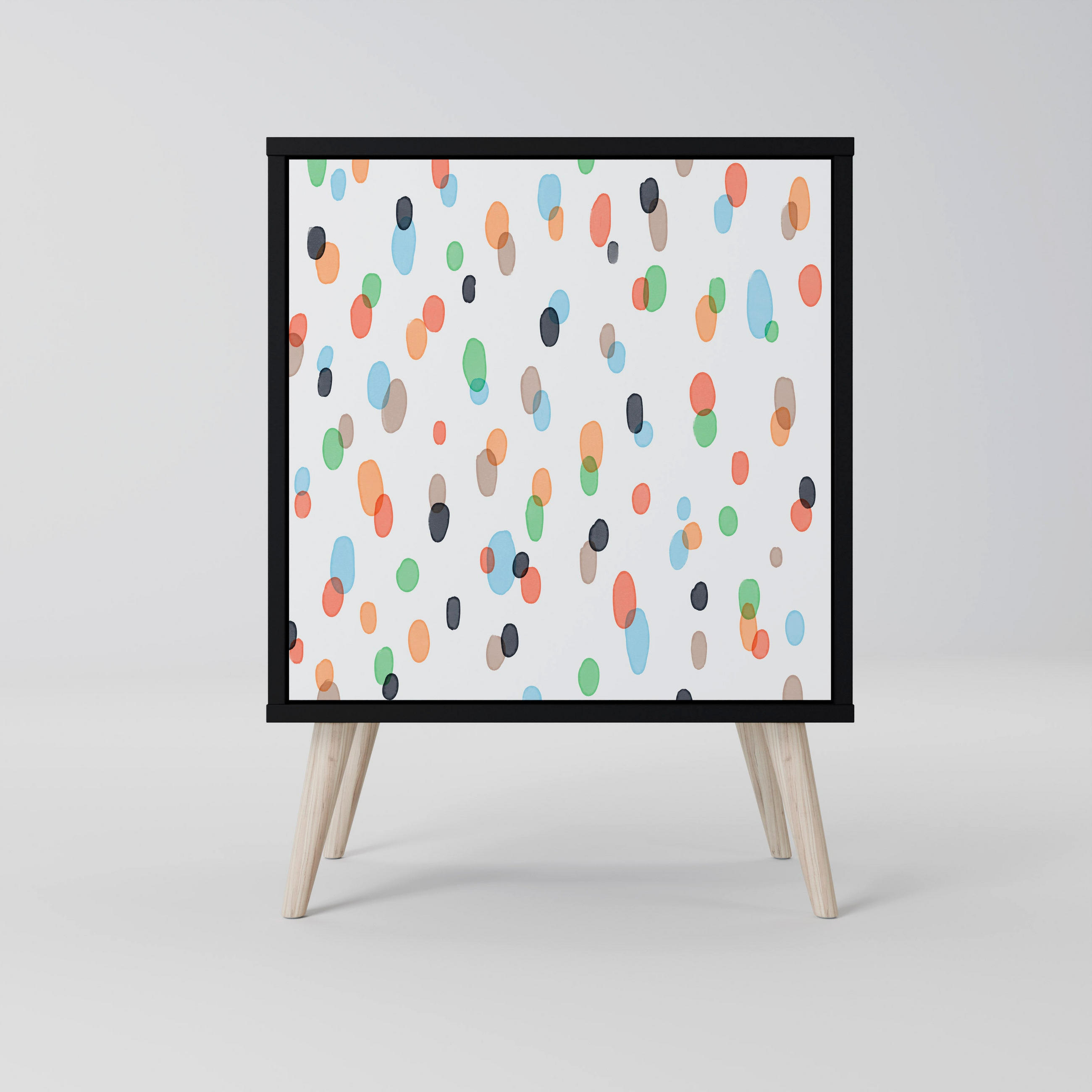 SpaceRebels Sideboard Schwarz 57.5x77.5x42 cm