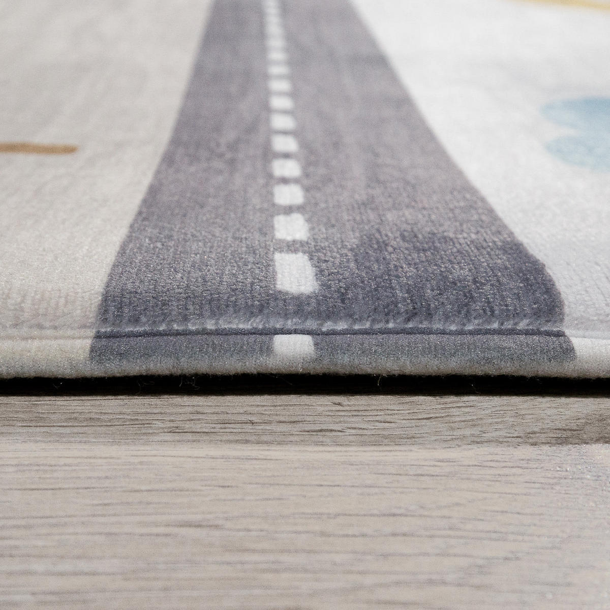 KINDERTEPPICH Waschbar, mit Straße-Motiv, Mehrfarbig, 155 x 230 cm - Multicolor, Textil (155/230cm) - KADIMA DESIGN