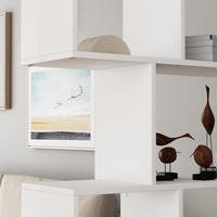 RAUMTEILER Aramis Weiß 106 x 161.5 cm 9 Fächer - Weiß, Holzwerkstoff (106/161.5/25cm) - Vicco