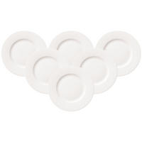 FRÜHSTÜCKSTELLER For Me weiß ø 21,5 cm 6er Set - Weiß, Keramik (21.5cm) - Villeroy & Boch