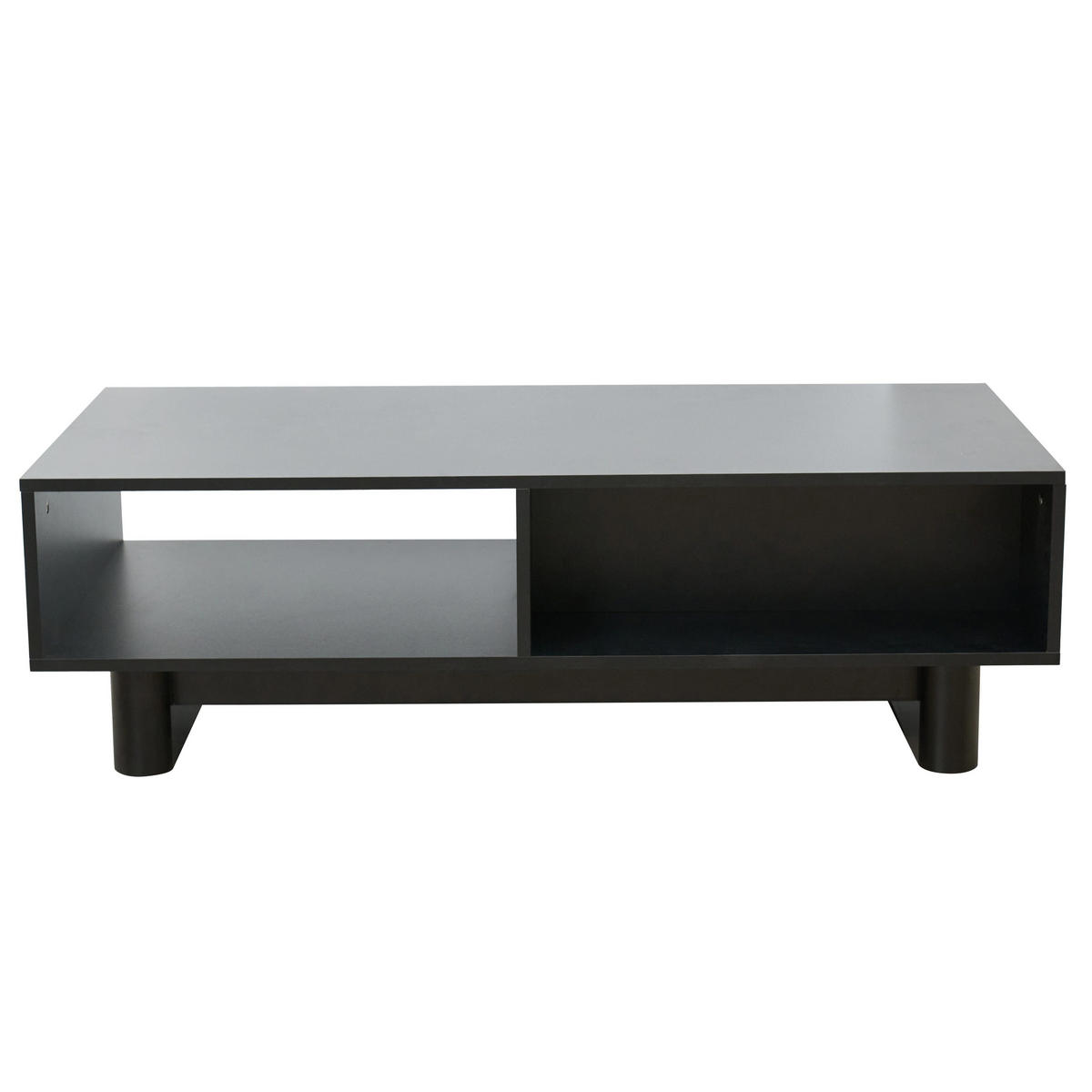 COUCHTISCH, Schwarz - Schwarz, Holz (120/60/39cm) - Oviala