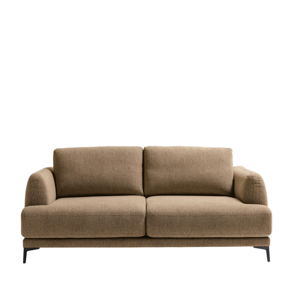 BETTSOFA - Karamell - Bernsteinfarben, Textil (202/88/103cm) - Drawer