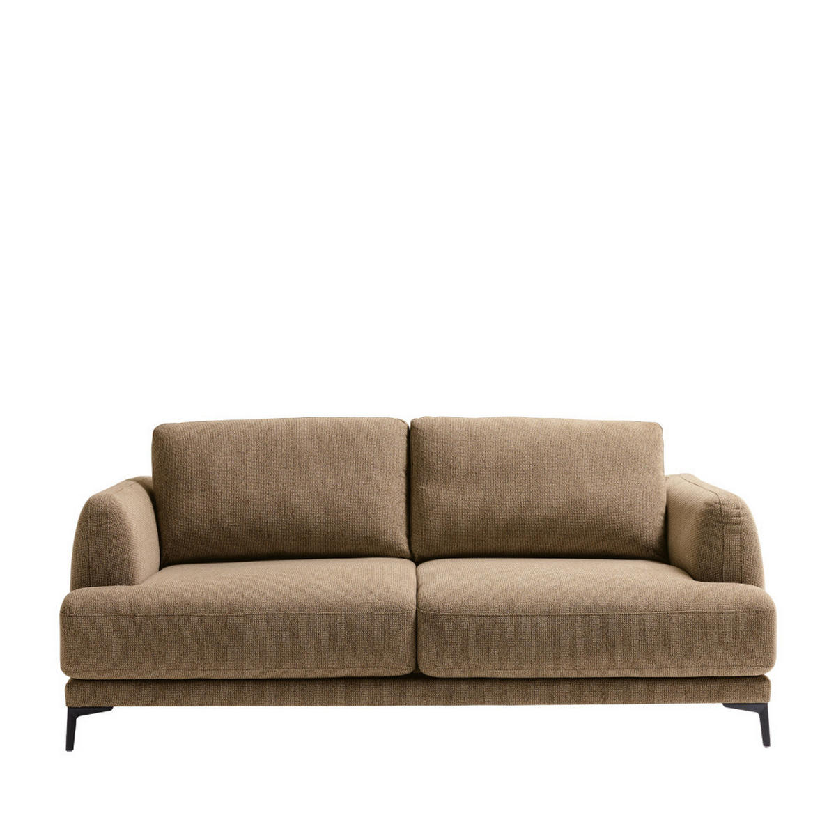 BETTSOFA - Karamell - Bernsteinfarben, Textil (202/88/103cm) - Drawer