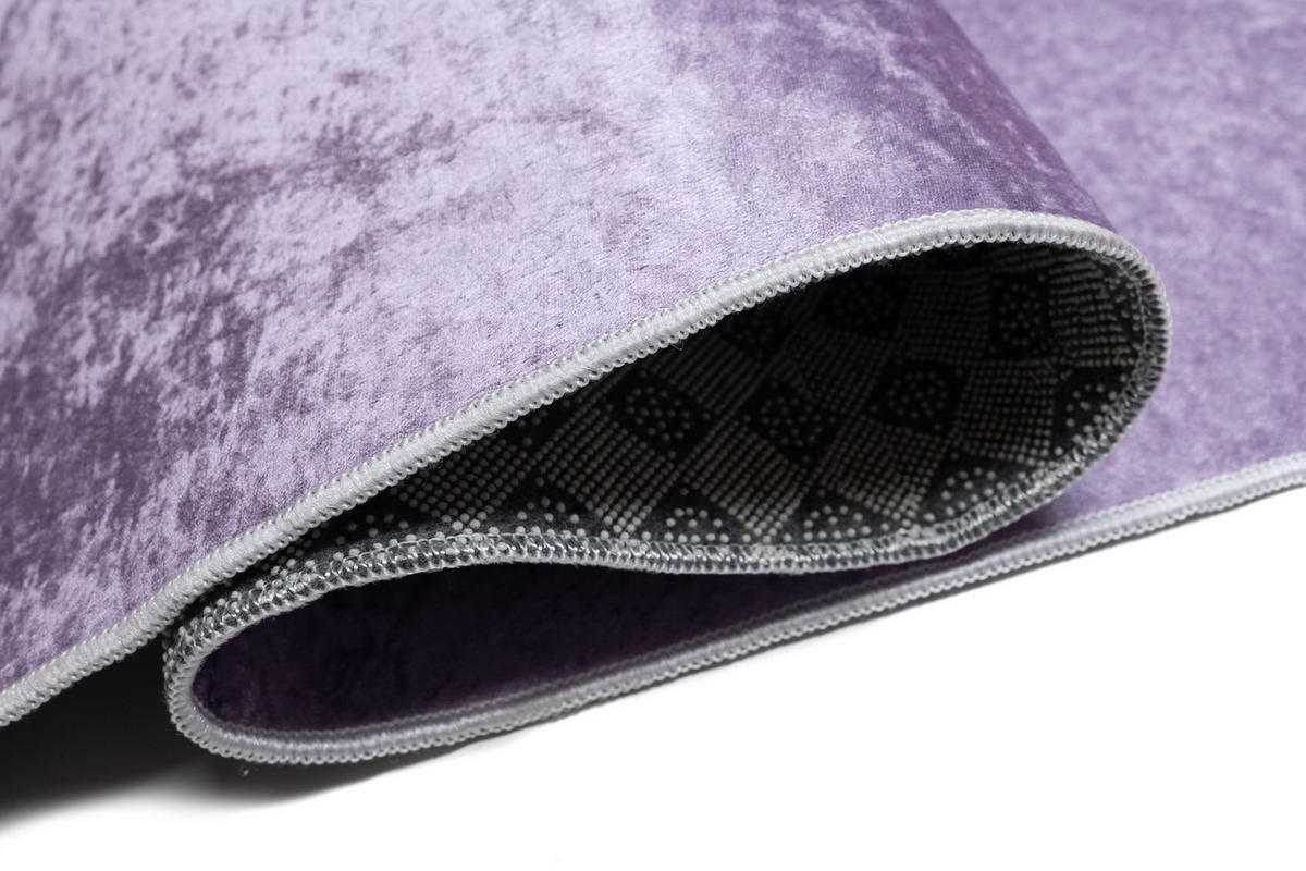 TEPPICH EMMA Violett 80/150 cm - Violett, Kunststoff (80/150cm) - Tapiso