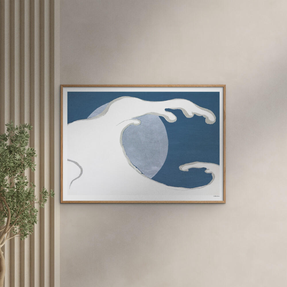 POSTER Arch Atelier - La Collection Japonaise - 07 - Blau, Papier (70/100/0.1cm) - Poster&Frame