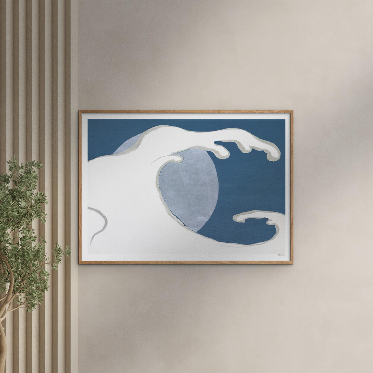 POSTER Arch Atelier - La Collection Japonaise - 07 - Blau, Papier (70/100/0.1cm) - Poster&Frame