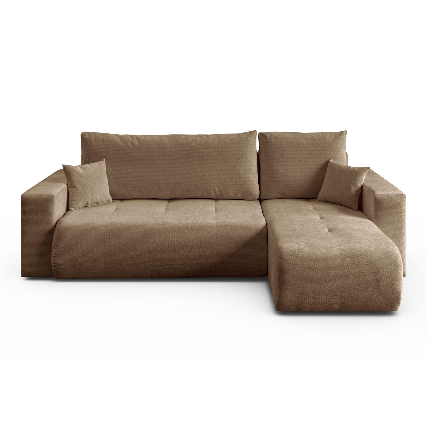Lookway Ecksofa Hellbraun 247x152 cm