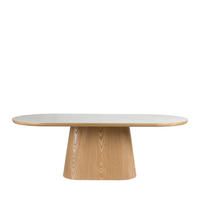 ESSTISCH - Klares Holz - Eschefarben, Holz (200/90/77cm) - Drawer