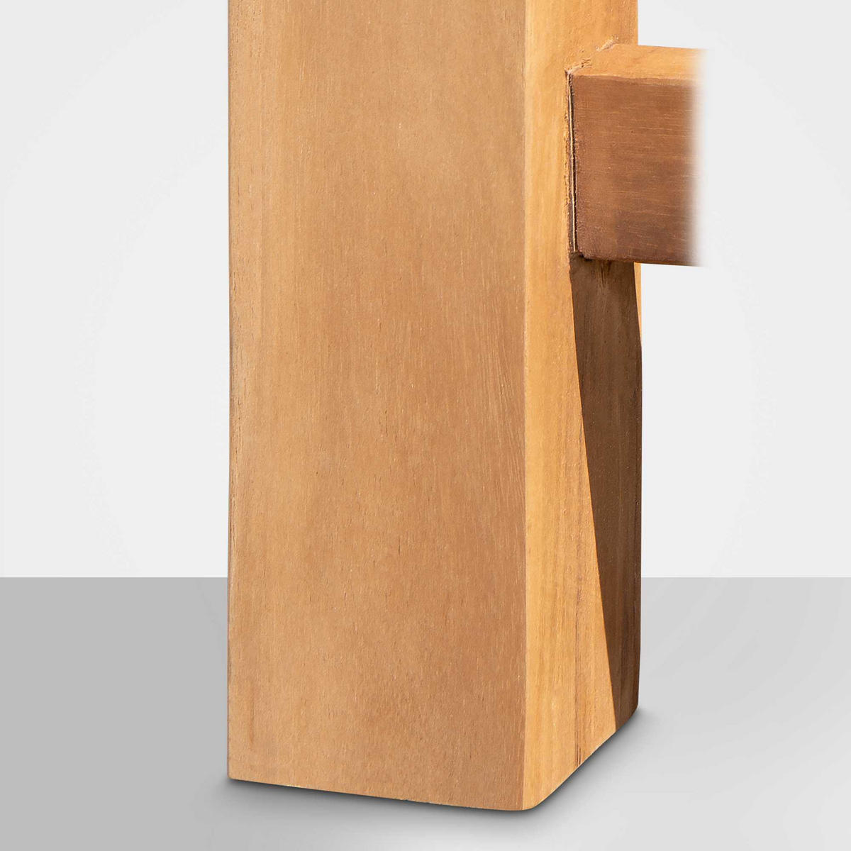 TEAKBANK Holzbank 120 cm mit Abdeckhaube Teak - Braun, Holz (120/92/72cm) - TPFGarden