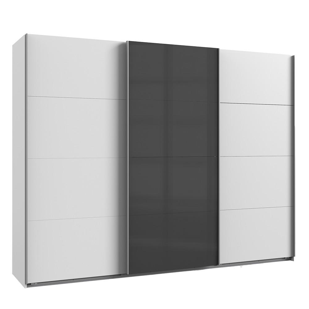 Lomado Schwebetürenschrank Weiß 270x208x65 cm