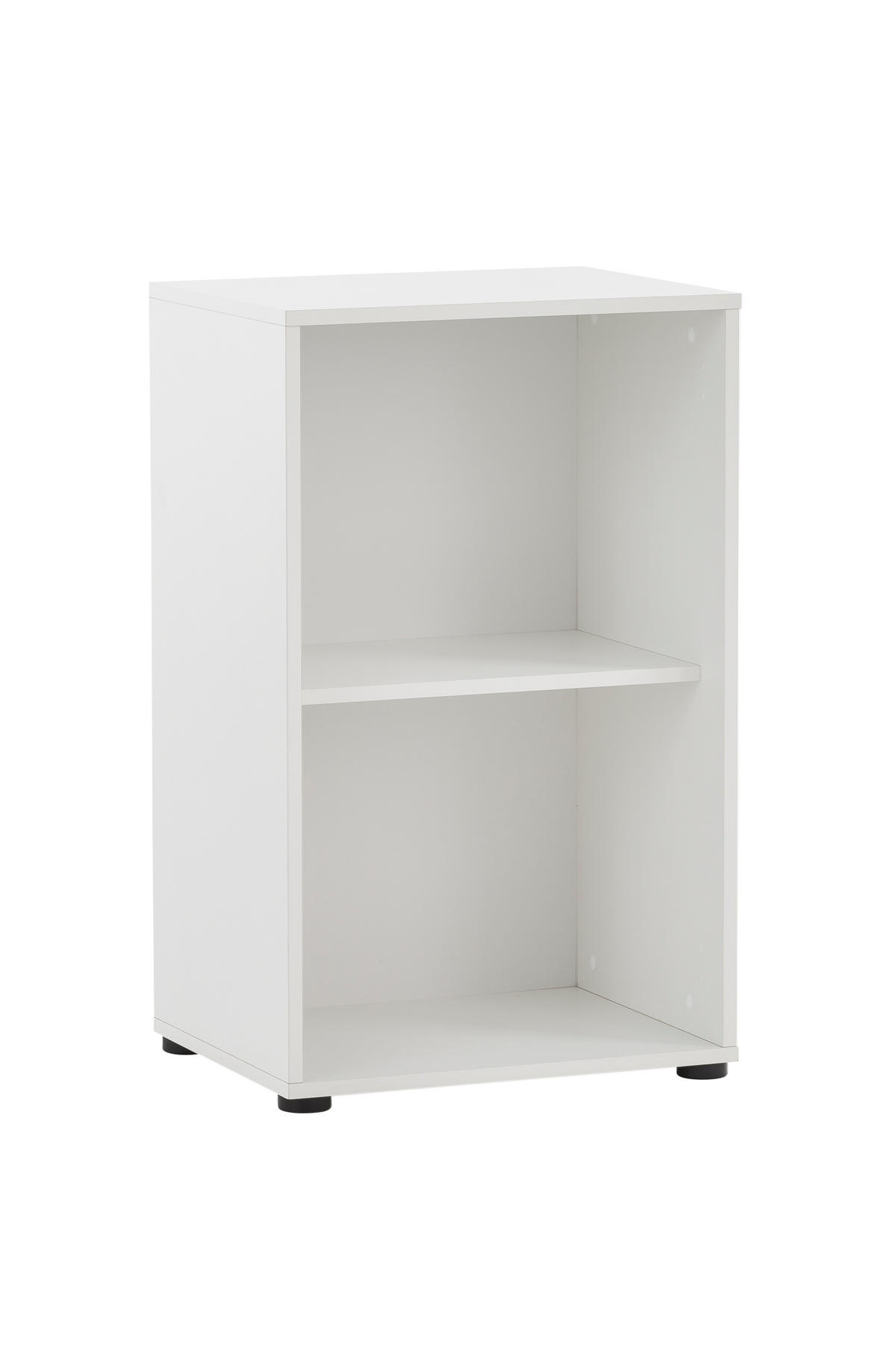 AKTENREGAL Pigeon 2er Set 2 AKTENSCHRANK & REGALKREUZ Breite 51-100 cm Weiß/Eiche - Weiß, Holz (151/166/41cm) - PROREGAL