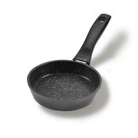 BRATPFANNE - Schwarz, Metall (14cm) - Stoneline