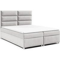 BOXBETT Trinity K-4 Bonellfederkern inkl. Topper - Silberfarben, Holz/Holzwerkstoff (200/200cm) - Best For Home