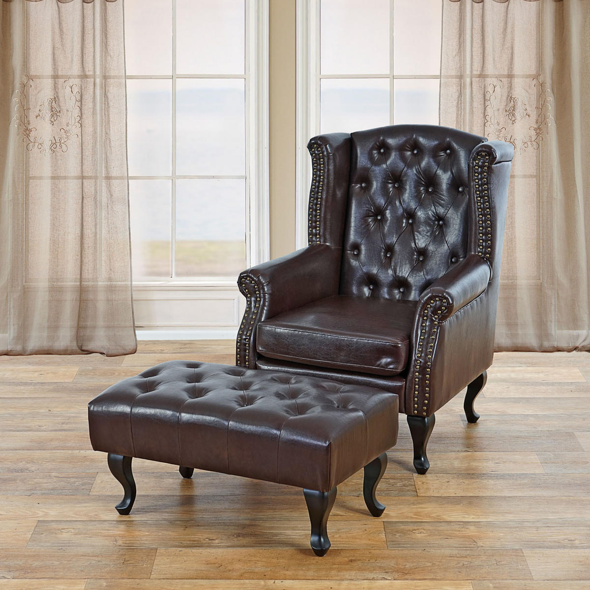 RELAXSESSEL Kastanienbraun - Rotbraun, Textil (75/102/80cm) - MCW