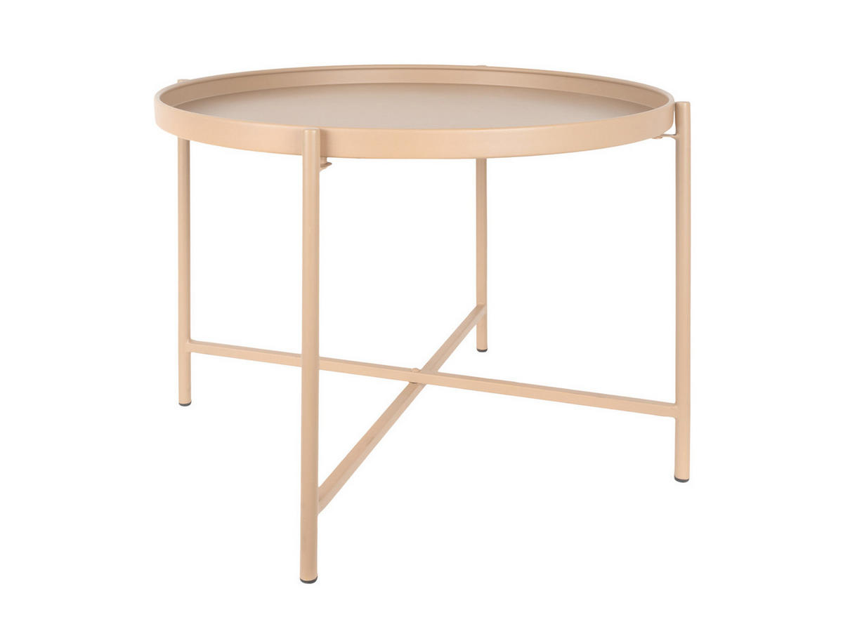 BEISTELLTISCH Meseta Braun 50/50/38.5 cm - Braun, Metall (50/50/38.5cm) - Leitmotiv