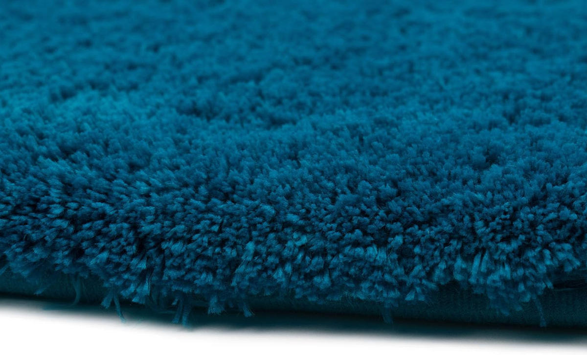 BADTEPPICH Deluxe PETROL 70X120CM - Petrol, Textil (120/70cm)