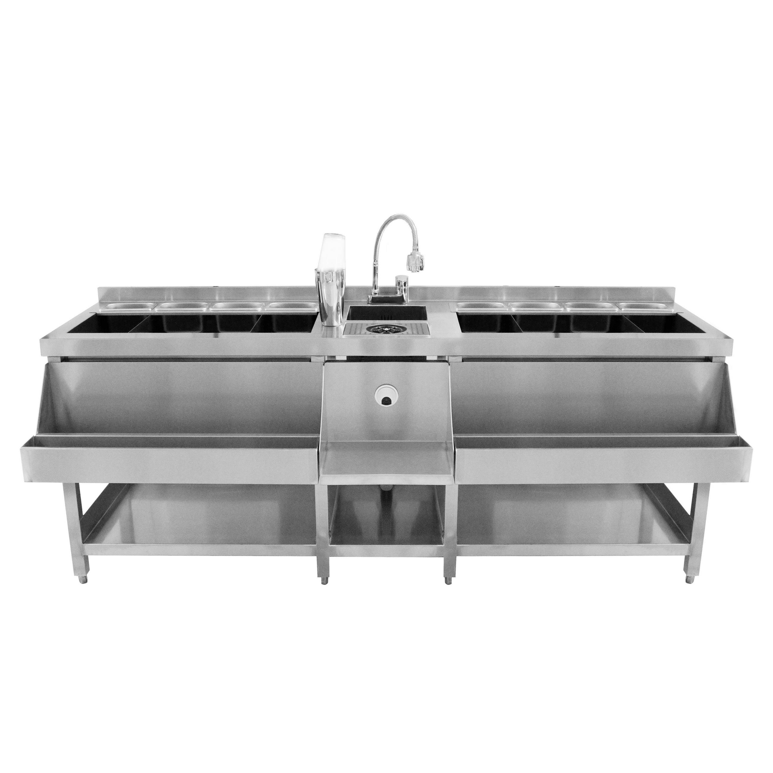 COCKTAIL BAR STATION - Alufarben, Metall (1/1/1cm) - Monstershop