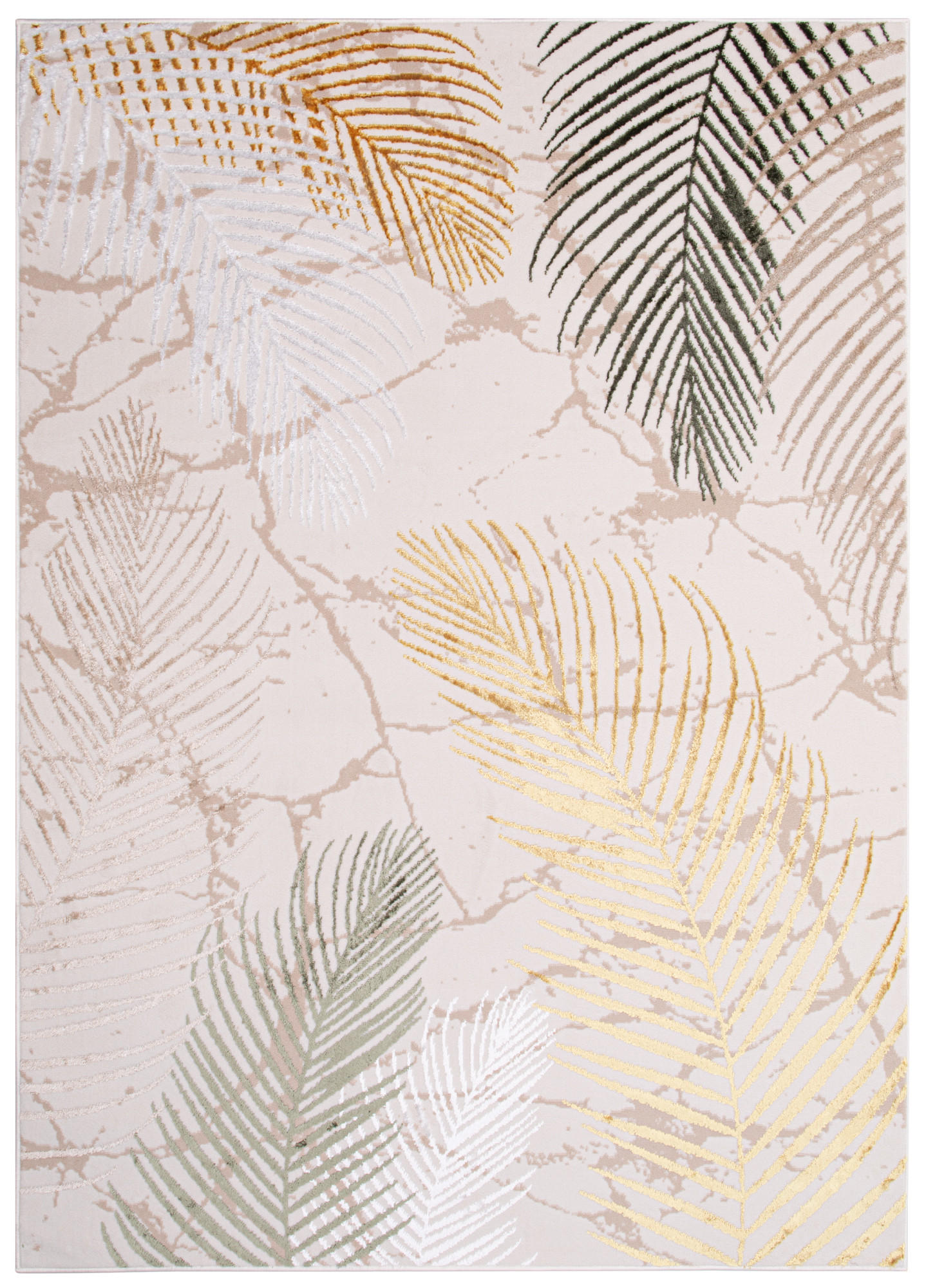 TEPPICH CRYSTAL Creme 120/170 cm - Creme, Textil (120/170cm) - Tapiso