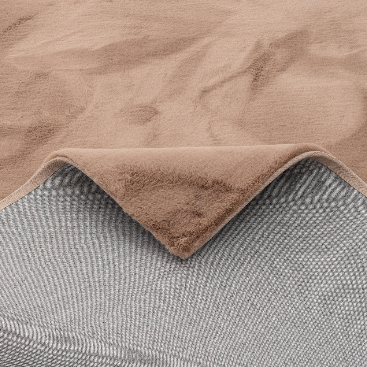 FELLTEPPICH LUXUS SUPER SOFT PLUSH - Braun, Textil (140/180cm) - Pergamon