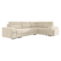 ECKSOFA Alvares, Seite: Rechts - Creme, Holz/Kunststoff (305/205cm) - MIRJAN24