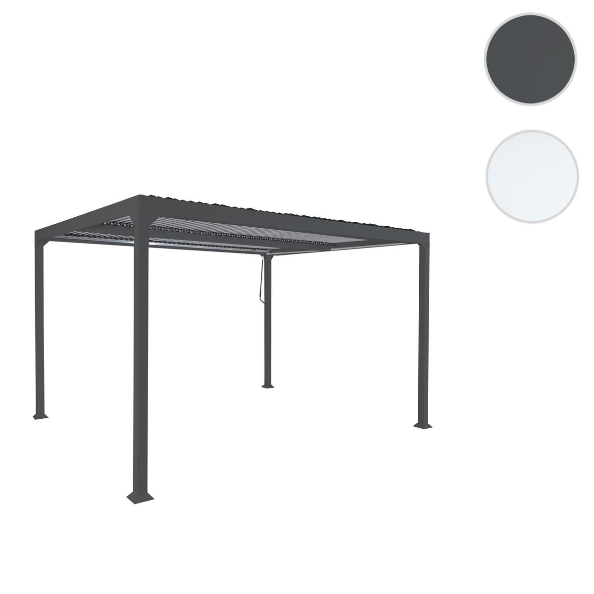 PERGOLA Anthrazit - Anthrazit, Metall (306/224/306cm) - MCW