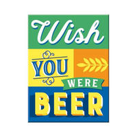 MAGNET 6/8 cm Word Up Wish You Were Beer - Multicolor, Metall (6/8/0.1cm) - Nostalgic-Art