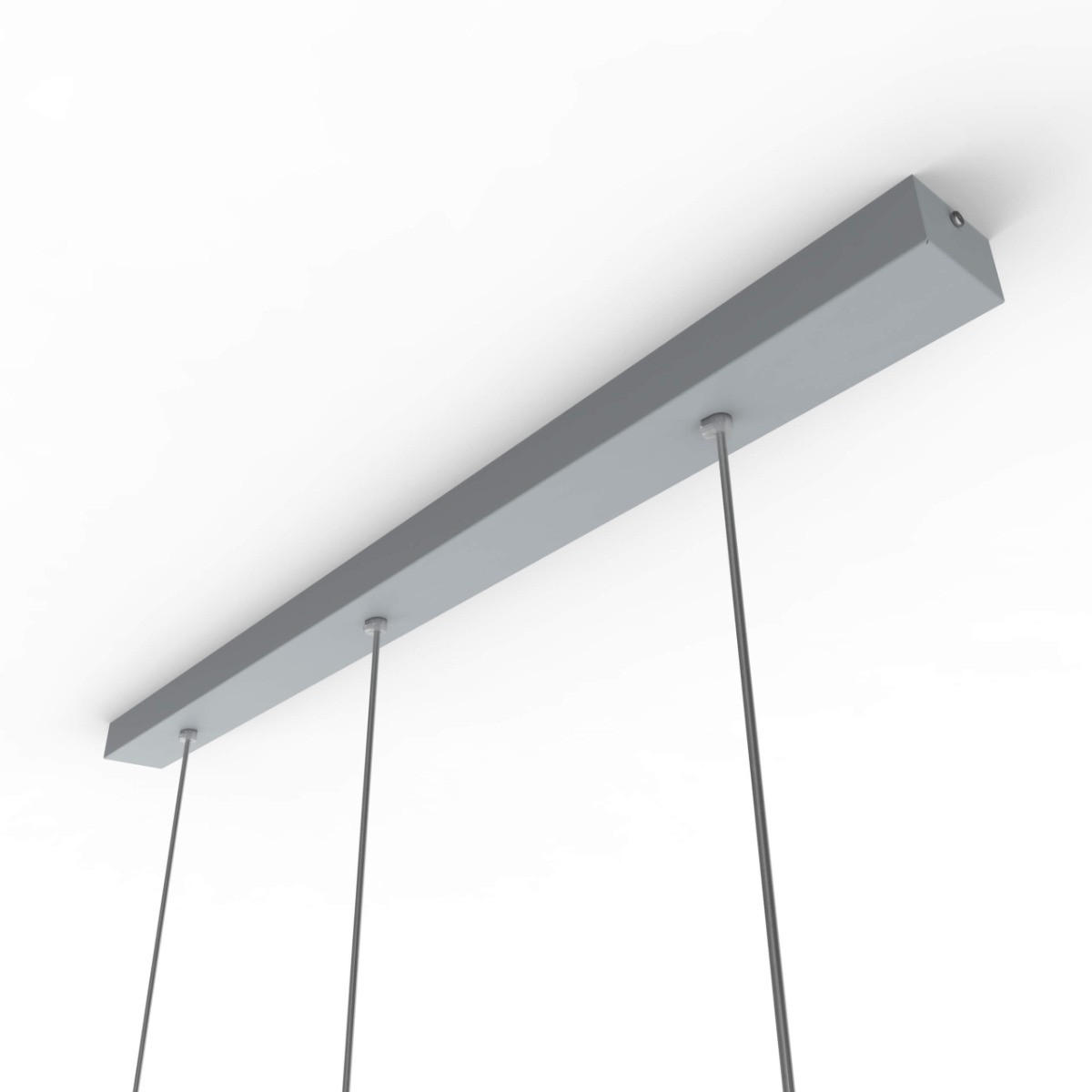 HÄNGELEUCHTE - Grau, Metall (25/100/16cm) - Lumicom