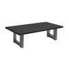 COUCHTISCH Etti 3 120 x 70 x 47 Wohnzimmertisch Graphit/Schwarzstahl - Schwarz, Holz (120/70/47cm) - 58aufmkessel