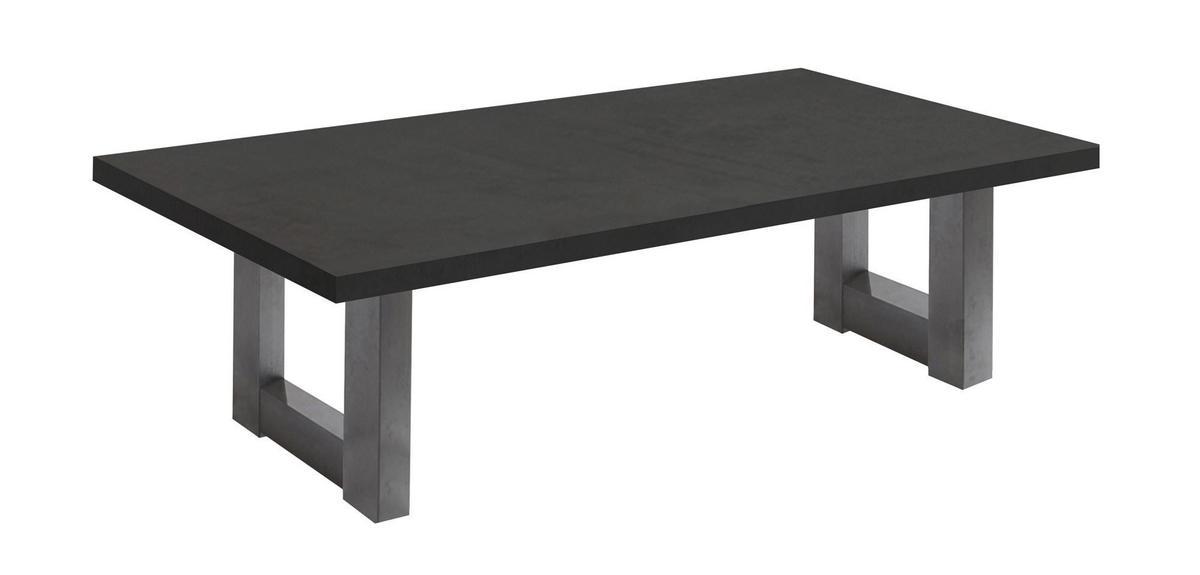 COUCHTISCH Etti 3 120 x 70 x 47 Wohnzimmertisch Graphit/Schwarzstahl - Schwarz, Holz (120/70/47cm) - 58aufmkessel