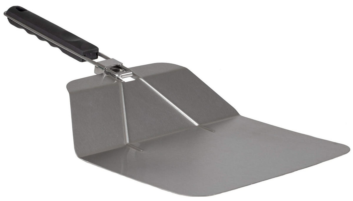 PIZZASERVICE Pizzaschaufel - 20 x 25 cm - Schwarz, Metall (25/8/55cm) - Jay Hill