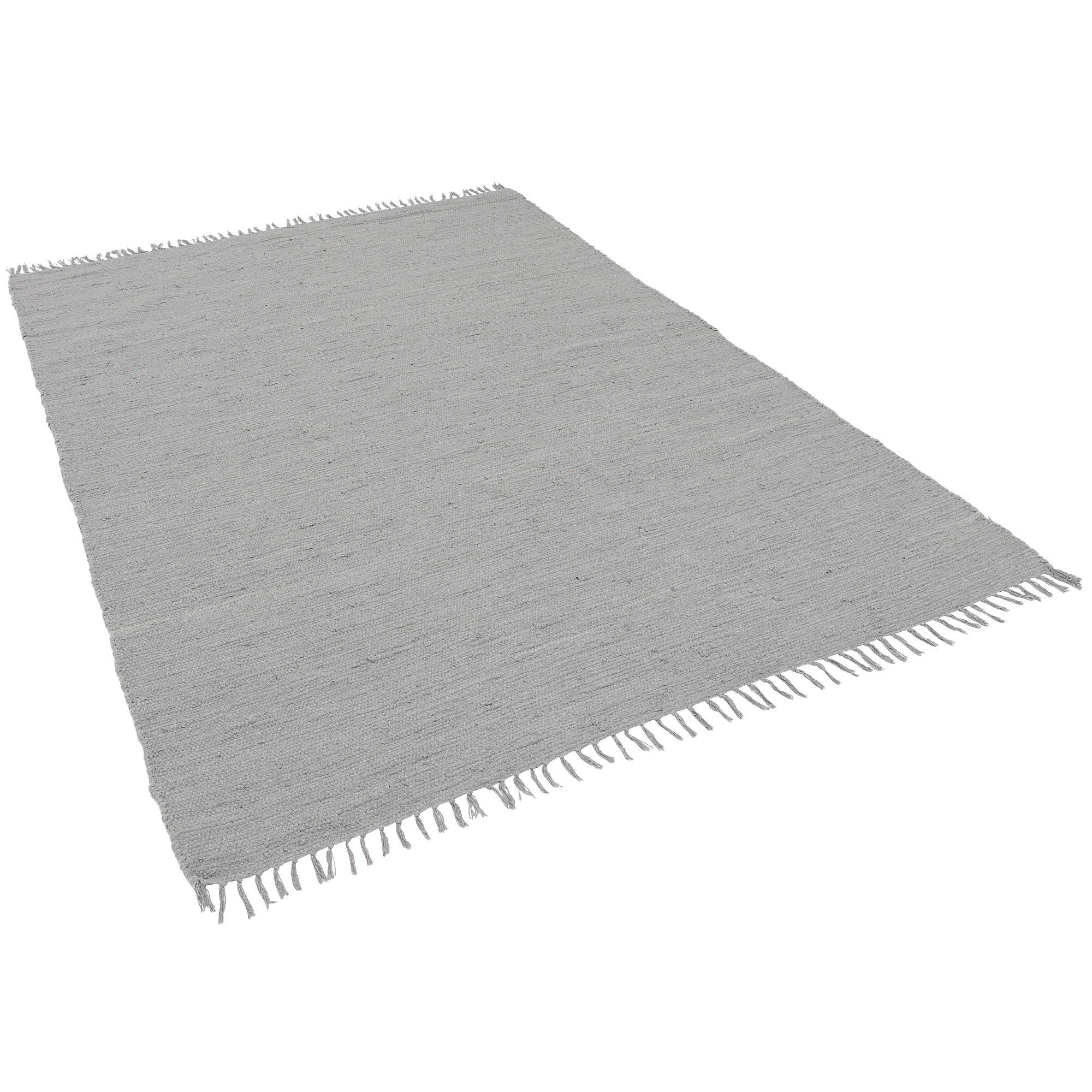 Thumbnail - Pergamon Baumwolle, Grau, Textil, 70x140 cm, Teppiche & Böden, Teppiche, Moderne Teppiche