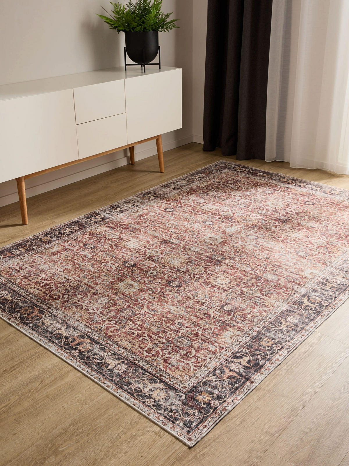 VINTAGE-TEPPICH George waschbar 120x170 cm - Multicolor, Kunststoff (120/170cm) - benuta