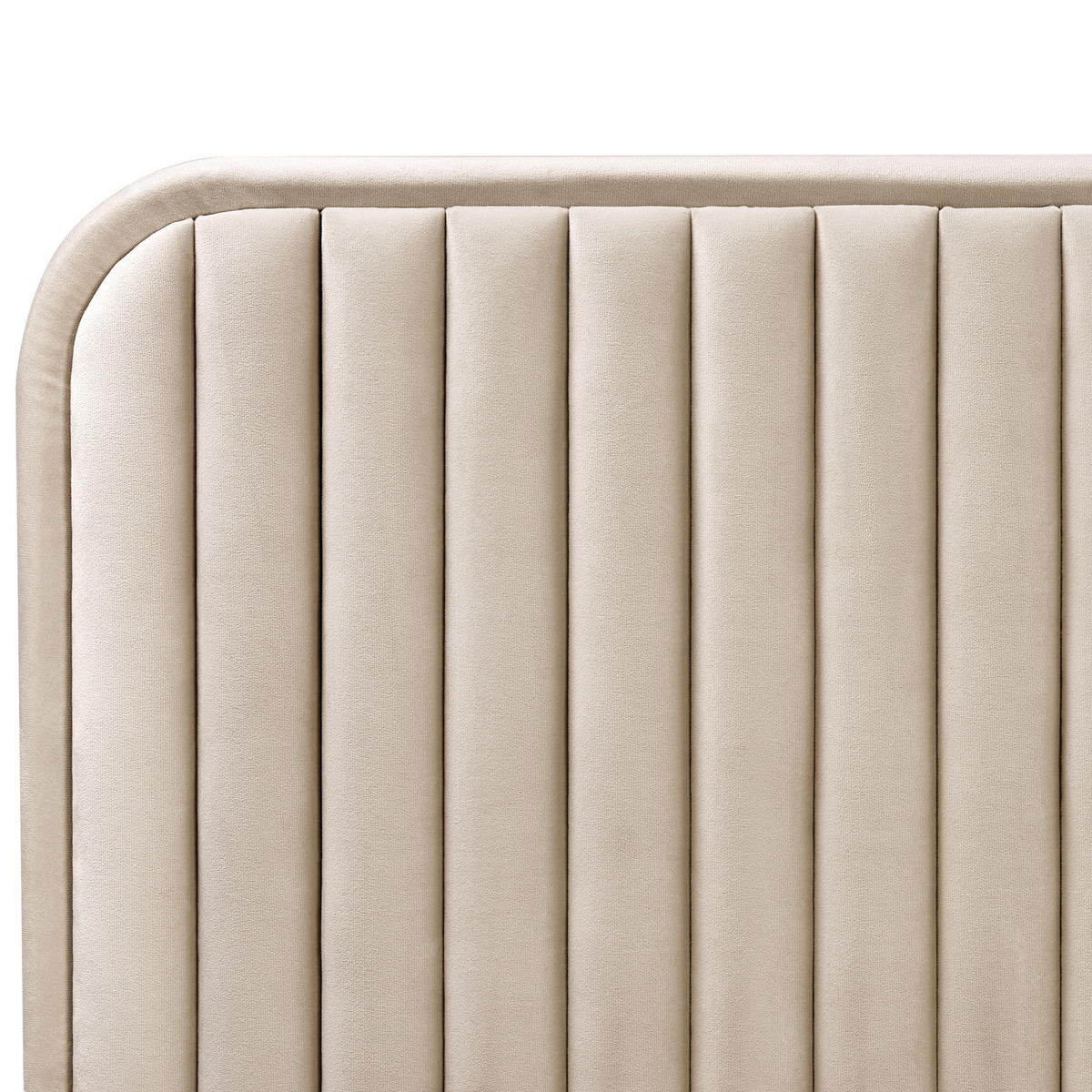 POLSTERBETT mit Lattenrost 140x200 cm Beige Brin - Taupe, Textil (140/200cm) - Beliani