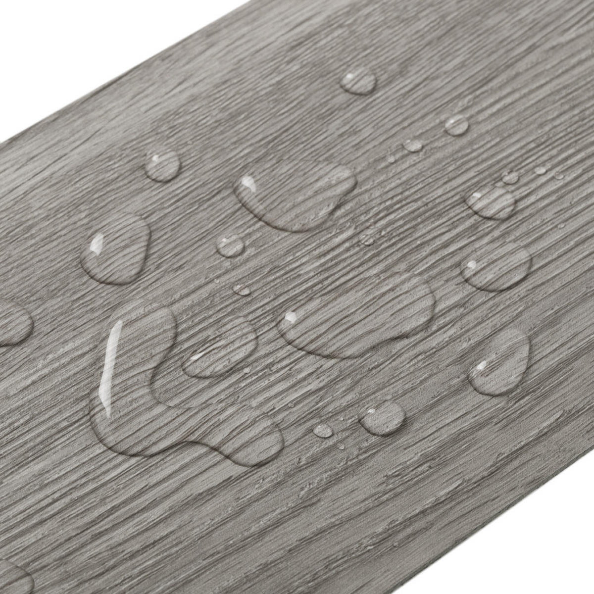 VINYLBODEN 5m²/36-TLG. selbstklebend PVC - Dunkelgrau, Kunststoff (0.2/91.5/15.2cm) - Livingandhome
