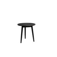 BEISTELLTISCH Fabio Rund 50x50 cm Schwarz - Schwarz, Holz (50/50/50cm) - Housecraft Living