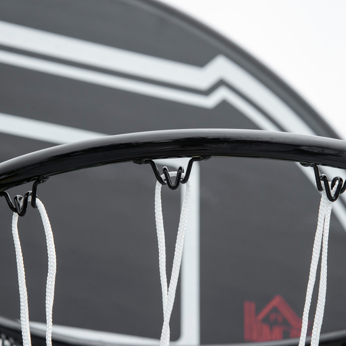 BASKETBALLKORB DE-10516 Schwarz - Schwarz, Metall (48/76cm) - ComfortXL
