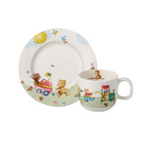 FRÜHSTÜCKSSET Hungry as a Bear bunt 2er Set - Multicolor, Keramik (1/1/1cm) - Villeroy & Boch