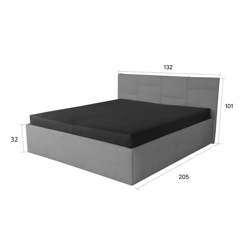 Thumbnail - Halmon Schlafkomfort Betten Polsterbett, Sahara, Holz, 120x200 cm, Schlafzimmer, Betten, Polsterbetten