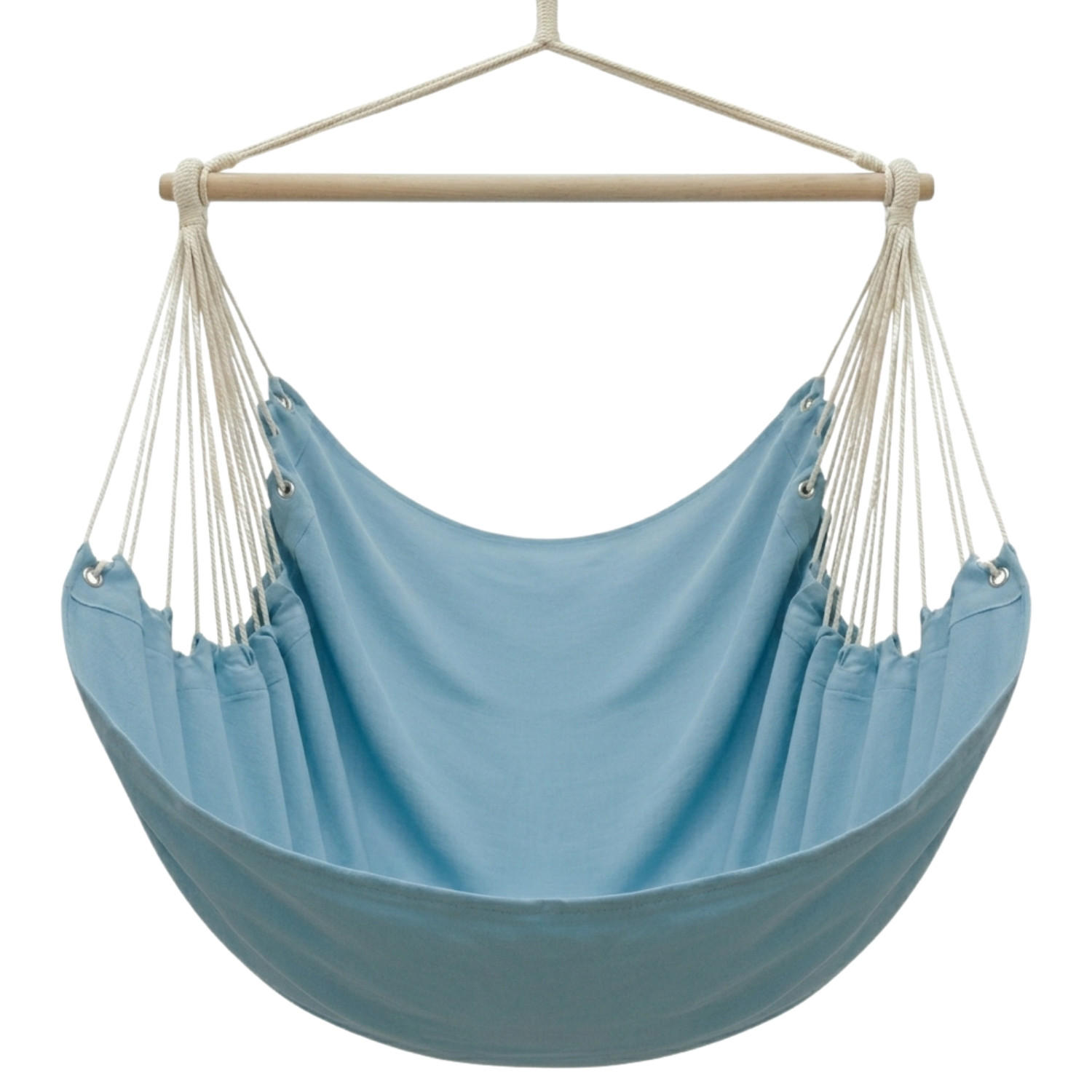 XXL-HÄNGESESSEL 185/130 cm Belastbar bis 150 kg Türkis - Blau, Textil (130/155/185cm) - Amanka