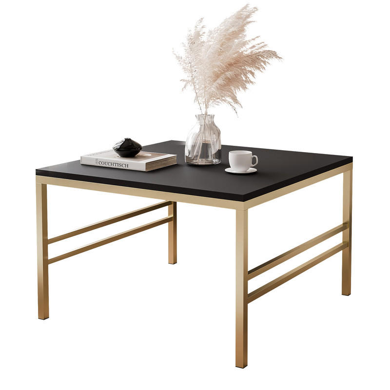 Idohome Couchtisch Schwarz 60x40x60 cm