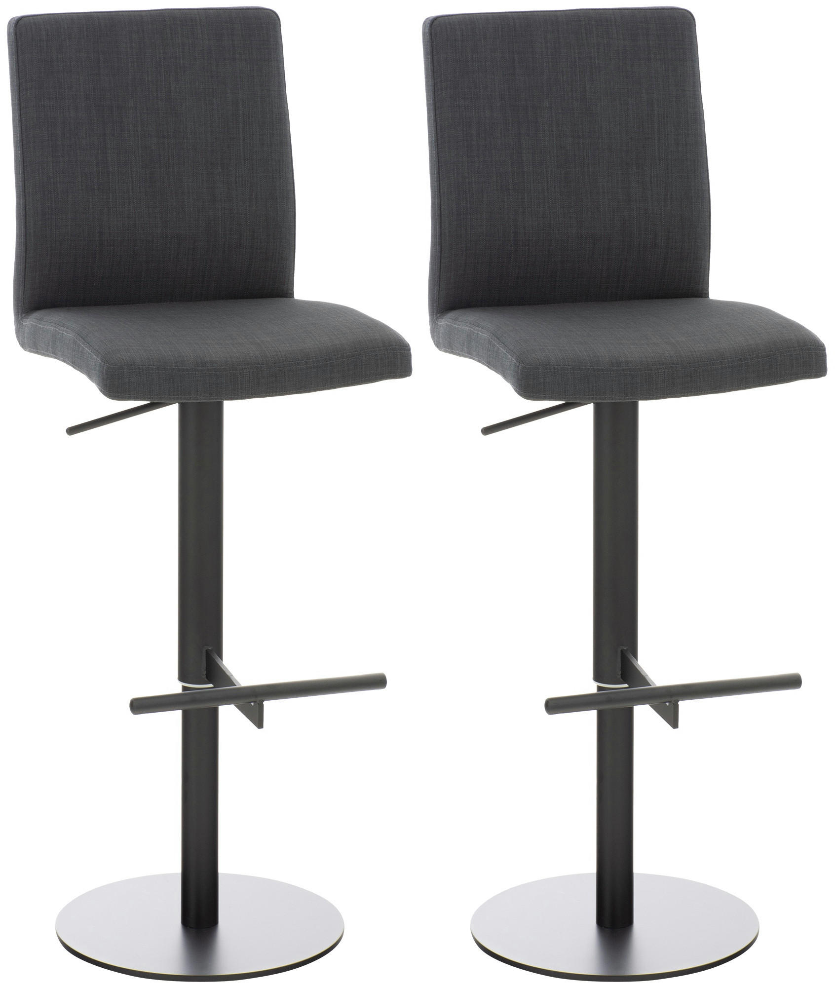 Deluke Barhocker Dunkelgrau 40x93x49 cm