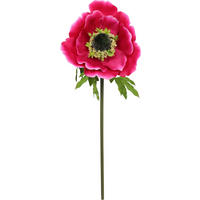 RIESENBLUME Anemone pink - Rosa, Kunststoff (35/120/35cm) - FURNARO