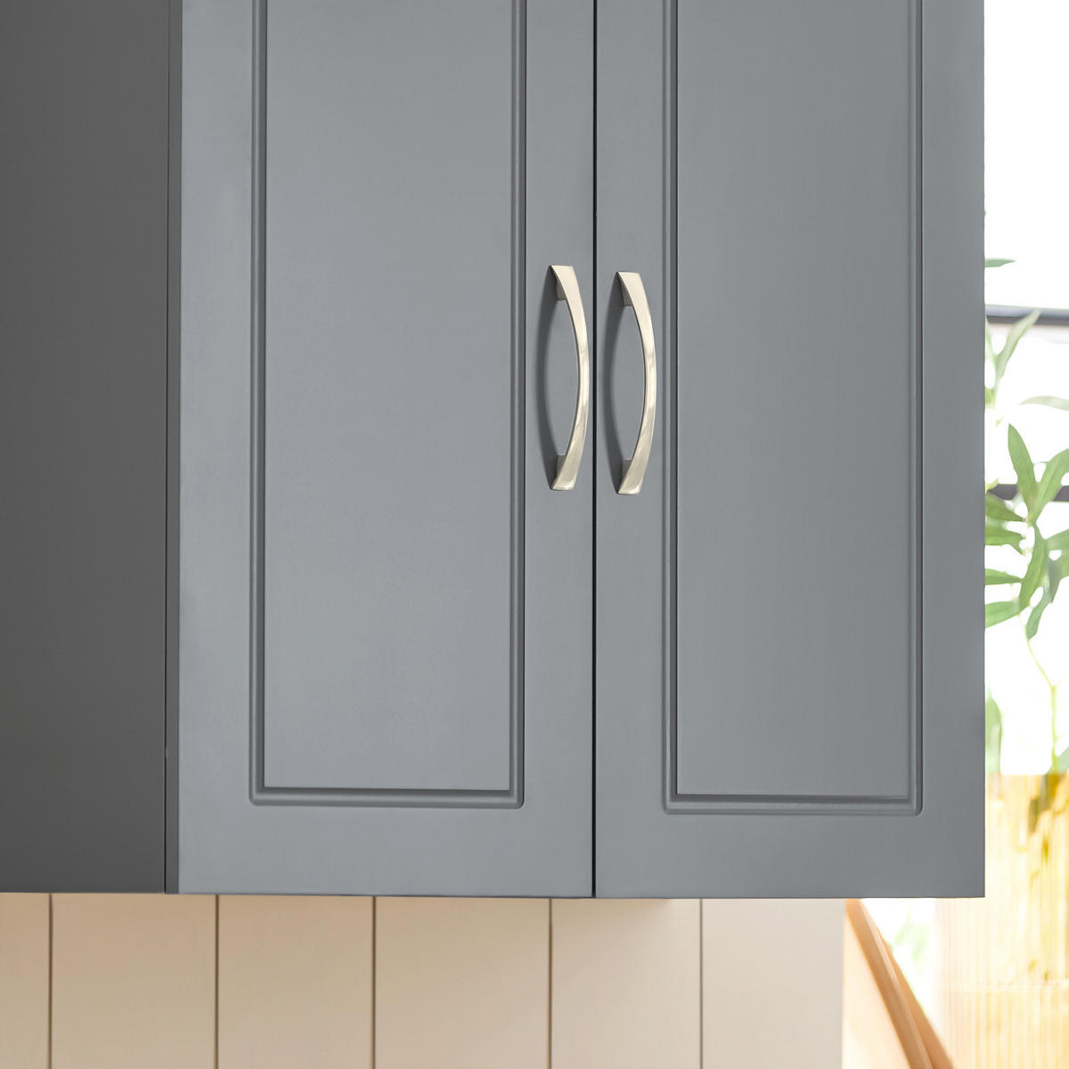 HÄNGESCHRANK Dunkelgrau - Grau, Holzwerkstoff (60/60/30cm) - SoBuy