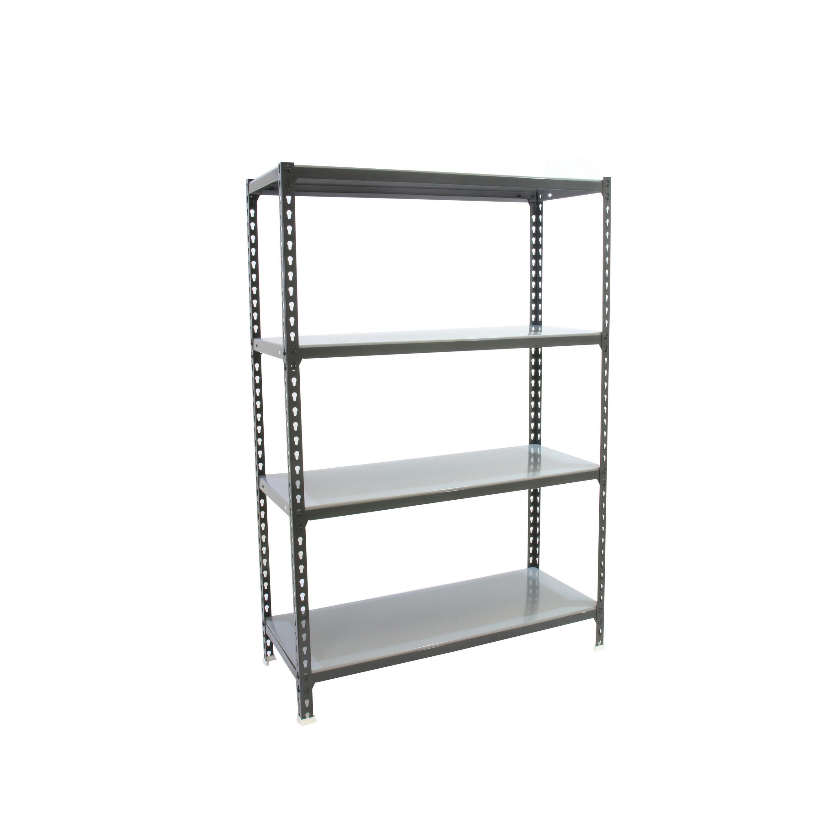 SCHWERLASTREGAL Mid Metal Shark HxBxT 150 x 80 x 50 cm Fachlast 180 kg Anthrazit-Verzinkt - Anthrazit, Metall (80/150/50cm) - PROREGAL