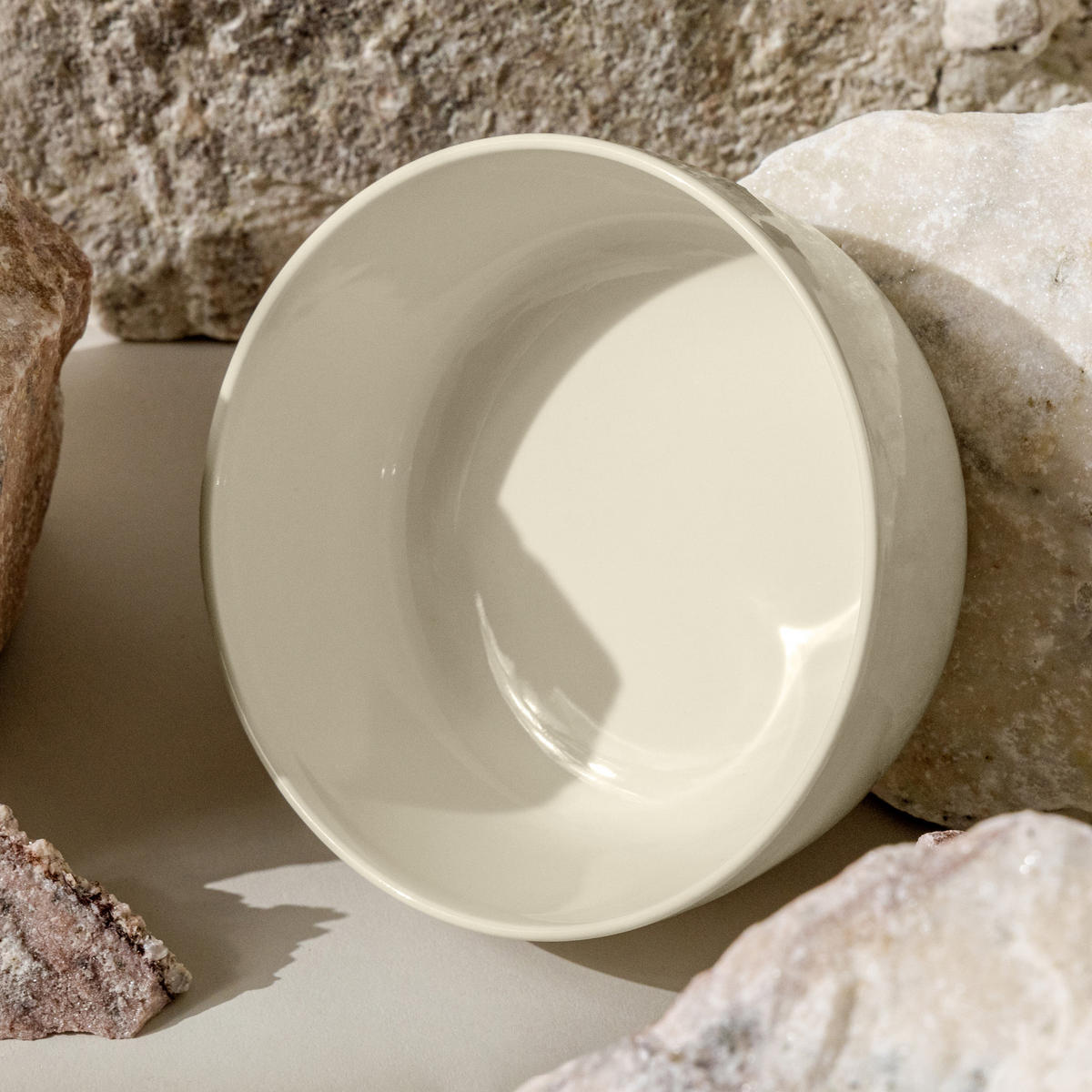 SCHÜSSEL-SET VICTO 6 Personen 6-tlg - Beige, Keramik - KONSIMO®