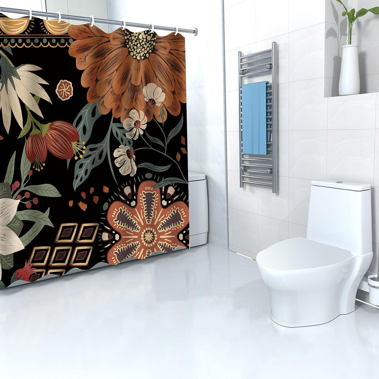 Mcboson Duschvorhang Mehrfarbig 180x180 cm
