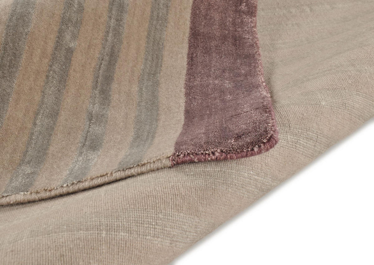 HANDWEBTEPPICH Miami 170x240 cm - Beige, Textil (170/240cm) - THEKO
