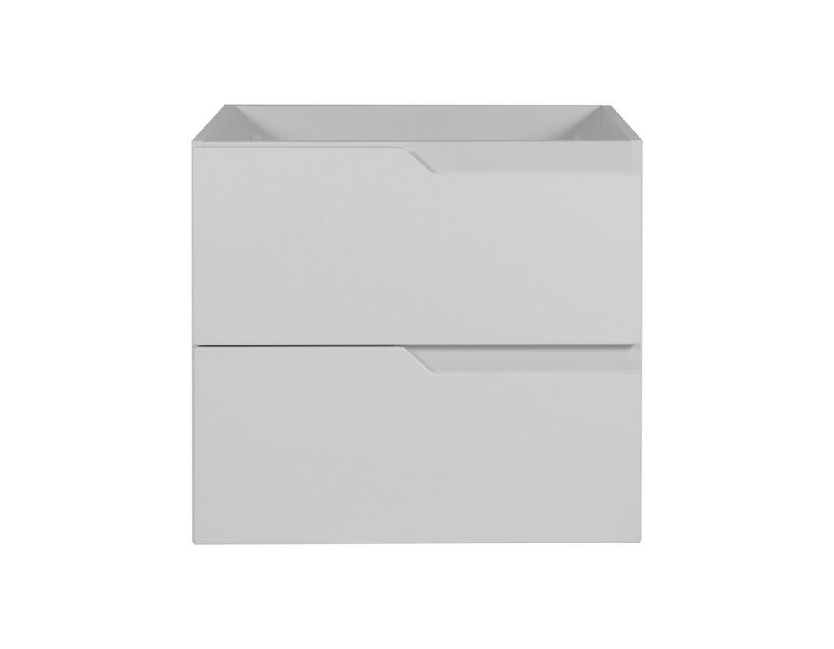 BADEZIMMERSCHRANK: weiß, 60 x 57 x 46 cm - Weiß, Holzwerkstoff (60/57/46cm) - 3XE LIVING