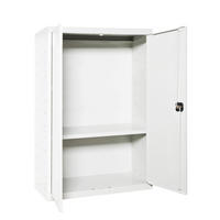 STAHLSCHRANK Amego HxBxT 90x80x40 cm 1x Fachboden Weiß-Weiß - Weiß, Metall (80/90/40cm) - PROREGAL