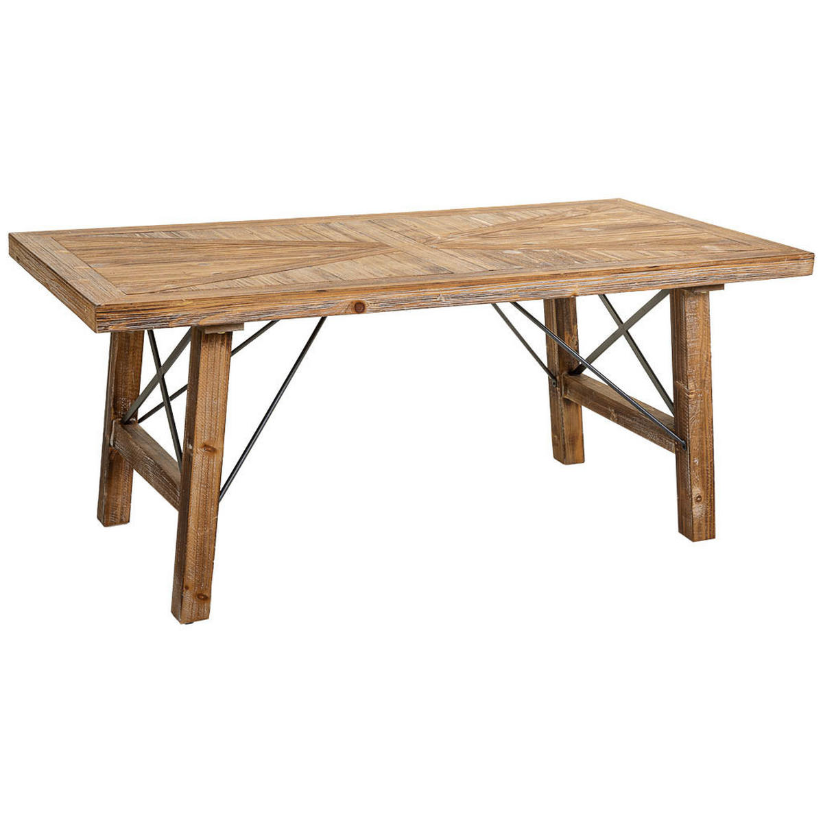 COUCHTISCH aus Holz 120x60x50 cm - Braun, Holz (60/120/50cm) - Wanderlust